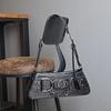 2025 Diseño Nicho Verano Nuevo Patrón Cocodrilo Personalizado Retro Moda Trendy Bolso de Hombro Único Axilar para Mujer
