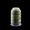 Venta Directa de Fábrica de Cordón Trenzado de 3 Hilos Colorido Teñido en Degradado para Tejido Manual DIY, Cuerda, Materiales para Cordones de Pulsera al por Mayor