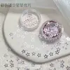 Decoraciones Coloridas de Arte para Uñas con Lentejuelas de Pentagrama Hueco Artículo Popular de Celebridad de Internet Estrellas Huecas Macaron Tamaños Mixtos Brillo