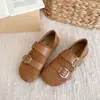 Zapatos Bajos Individuales Retro de Gamuza Francesa para Mujer Otoño 2026 Nuevos Planos de Doble Uso Suela Suave Punta Redonda Mary Janes Birkenstocks