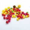 Bola Pequeña de 10 mm Eva Rectificado y Perforación Bola Pequeña Bicolor Sólida Bola de Juguete Perla Cebo para Pesca Flotador de Espuma Eva