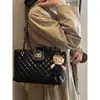Bolsa de Gran Capacidad con Bordado de Diamantes para Mujer 2025 Nueva Moda Bolso de Hombro con Cadena Versátil Bolso Bandolera para Viajes Cotidianos Bolso Tote
