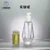 Fabricante em estoque 60m tipo diamante frasco de óleo para cabelo frasco de essência para loção frasco de vidro cosmético l sub-frasco para produtos de cuidados com a pele