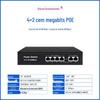Switch gigabit POE monitoramento dedicado 4 portas 8 portas 16 portas 24 portas fonte de alimentação padrão 100 megabits mini máquina tudo-em-um