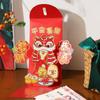 Envelopes Vermelhos Criativos 3D para Aniversário 2027 Ano do Carneiro Novo Produto Festivo High-End Envelopes de Dinheiro da Sorte para Ano Novo Atacado em Estoque