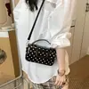 Bolsa de Ombro Grande Capacidade em Couro Macio para Mulheres 2026 Novo Modelo Bolsa Transversal de Fivela Quadrada de Alta Qualidade Estilo Celebridade da Internet Bolsa Quadrada Pequena