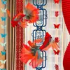 Decoração de peixe koi para casamentos, arranjos para quarto de noivos, adereços de peixe dourado para estúdio fotográfico, adereços de peixe koi vermelho para fotografia de casamento