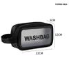 Bolsa de Cosméticos Transparente de PU Bolsa de Cosméticos Impermeável e à Prova de Umidade Bolsa de Higiene Pessoal de Grande Capacidade Mochila Bolsa de Viagem Bolsa de Cosméticos