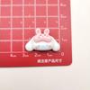 Cartoon Bright Face Eye Patch Chapéu Big Ear Dog Rabbit Cat Acessórios de resina DIY Phone Case Headwear Hairpin Patch