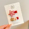 Pinza de Pelo de Lana con Flor Estilo Coreano para Mujer Pinza Lateral para Flequillo Adorno para el Cabello Otoño/Invierno Pinza de Alta Gama Pinza BB para Pelos Sueltos