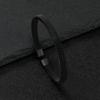 Pulsera de moda transfronteriza de acero inoxidable pulsera simple de malla de alambre de acero pulsera abierta versátil personalidad pulsera en forma de C joyería