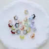 Cuentas de Estrella de Cinco Puntas Bidireccionales Aleación DIY Joyería Pulsera Collar Cadena para Teléfono Móvil Accesorios con Cuentas Materiales Hechos a Mano