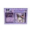 Set de Regalo Caja de Dibujos Animados Sanrio Lindo Cuaderno de PU Pulsera de Perlas Combinación de Accesorios Caja de Regalo para Niñas y Estudiantes