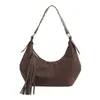 Bolso de Hombro Simple Retro Tipo Dumpling para Mujer 2025 Invierno Nuevo Bolso de Hombro Cruzado Versátil de Alta Calidad