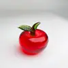 Maçã de Cristal Abóbora Morango Caqui Milho Pera Fruta de Simulação Presente Fruta Segura Fruta de Natal Ornamento de Fruta de Vidro