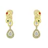 Cuffs para Orejas con Forma de Verano Europeo Americano Exagerados Pendientes de Botón Abstractos Pendientes Transfronterizos Largos con Diseño de Gota de Agua Completamente Diamantados Piedra Preciosa de Perla para Mujeres