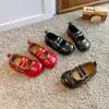 Sapatos Mary Jane Baixos para Meninas Meninas 2026 Primavera/Outono Novo Estilo Coreano Sapatos de Princesa Retrô Solado Macio Sapatos Feijão Sapatos Pequenos de Couro