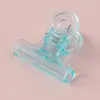 Clip de Mariposa Transparente Simple Estilo Ins Clip Multifuncional Mini para Documentos Clip para Fotos Clip para Diario DIY
