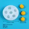 Molde de Silicone 3D Pipoca DIY para Brinquedos de Comida Realistas, Chocolate, Decoração de Bolo com Fondant e Fabricação de Moldes de Silicone