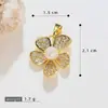 Venda Quente Doce e Fresco Colorido Gota de Óleo Margarida Girassol Pétala de Rosa Acessórios para Joias DIY Pingente