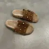 Primer Encuentro con los Zapatos Casuales Birkenstock de Estilo Retro, Suela Plana y Punta Abierta para Verano, Adecuados para Usar al Aire Libre y Vacaciones en la Playa