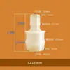 Adaptador de Torre Resistente a Altas Temperaturas Interface de Conversão de Tamanho Pequeno Conexões para Tubos de Água e Gás Tubo Flexível de Plástico Conector Reto Redutor de PP