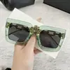 Óculos de Sol de Corrente com Armação Grande Europeus e Americanos Novos Óculos Quadrados Femininos Antivioleta Tendência da Moda Óculos Transfronteiriços
