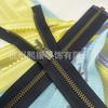 En stock Ykk No.. Cremallera Abierta de Bronce 5 Cremallera de Metal Ykk Tela Blanca y Negra 3 Tipos de Deslizador Chaqueta de Plumas