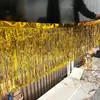 Cortina de Lluvia con Borlas Transfronteriza Decoración de Fondo para Fiesta de Cumpleaños Guirnalda Banderín Panparty Cinta Banderín para Escenario