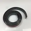 Adesivo anti-pisada para soleira de carro, tira de acabamento de pedal modificada para carro, padrão de fibra de carbono, adesivo para soleira de porta de para-choque