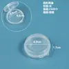 Caja de embalaje pequeña transparente a prueba de polvo de plástico PP para productos pequeños caja de almacenamiento para accesorios de ferretería equipo de pesca caja de embalaje para botones auriculares