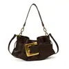 Moda Popular Transfronteriza Nuevo Diseño de Nicho Hebilla de Cinturón Bolso Portátil para Axila Moda Casual para Viajes Cotidianos Bolso Versátil para Mujer