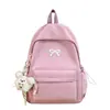 Nova mochila estilo ins japonês, fresca e doce, na cor de doce, para alunos do ensino fundamental II e médio, leve e de grande capacidade, com duas alças