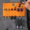 Venta Caliente Transfronteriza Europea y Americana Combinación de Pendientes de Halloween Dibujos Animados Divertidos Cabeza de Calabaza Fantasma Murciélago Elemento Set de Pendientes