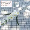 Nova Orquídea Espada Artificial Transfronteiriça com 9 Cabeças de Flor para Exibição na Sala de Estar, Flores Artificiais Bonitas Estilo Europeu, Venda Quente Dropshipping da Temu