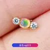 Clavo de Oreja de Aleación de Titanio F136 Jelly Aurora Aobao Caramelo Clavo de Hueso de Oreja Interno Clavo de Labio Joyería de Perforación de Titanio G23