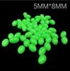 100/caja Luya cuentas redondas de plástico 6mm8mm color cuentas para pesca accesorios de pesca accesorios de cuentas