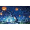 Tapiz de Calabaza de Halloween Transfronterizo Decoración de Pared para Dormitorio Sala de Estar Tela de Fondo Ambiente Festivo Decoración de Escenario Personalización