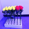 Mar de Flores de Tulipa Simuladas LED Lâmpada de Flor Decorativa de Gramado ao Ar Livre Inserida no Chão Iluminação Solar Mar de Rosas