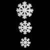 Decoración de Año Nuevo Festival de Primavera Copo de Nieve de Espuma Tridimensional Cadena de Copos de Nieve Adornos para Ventana Techo Escenario de Actuación de Danza Accesorios