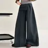 Riñonera de Estilo Coreano Nueva para Otoño 2026 para Niñas, Pantalones de Pierna Ancha para Niños Mayores y Estudiantes, Pantalones Largos Rectos para Primavera-Otoño, Pantalones de Globo