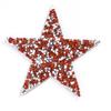 Zhao Shun Pentagrama Colorido Strass Pasta Adesivo Hot Melt Resina Broca Figura DIY Sapato Bolsa Roupa 4cm Estrelas de Broca
