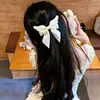 Pinza para el pelo de encaje blanco con alas dulces y lindas Estilo Ballet Francés Pasador de Princesa Accesorio para el pelo Lolita para Mujer