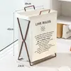 Cesto de Roupa Suja Dobrável, Cesto de Roupas Sujas, Cesto de Armazenamento de Algodão e Linho de Grande Capacidade, Armazenamento à Prova d'Água para Brinquedos Domésticos