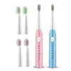 Cepillo de dientes eléctrico de fábrica al por mayor recargable para adultos Universal 5 velocidades ajustables impermeable regalos se puede imprimir LOGOTIPO