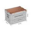 Caja de Almacenamiento Plegable para Camping al Aire Libre Caja de Almacenamiento Espesa para Camping Caja de Almacenamiento para Maletero de Coche Caja de Almacenamiento Militar
