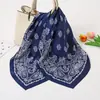 Pañuelo Pequeño Único con Patrón Paisley Vintage Estilo de Oficina Cuadrado Decorativo Imitación de Seda Suministro Transfronterizo Fj016 Pañuelo de Seda