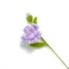 Barra giratoria de camelia con cifrado manual con flores con hierba Día de la Madre Día de San Valentín fábrica envío directo producto terminado regalo boutique