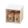 BNBSDustproof Caixa de Armazenamento para Sachês de Chá Mesa Caixa Organizadora de Sachês de Café Creamer Plástico Organizador Caixa de Armazenamento