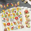 Lindas Pegatinas para Uñas de Personas Estrella, Múltiples Paquetes Mixtos, Pegatinas 3D Impermeables Adorables de Personas Estrella para DIY en Relieve, Modelo SL